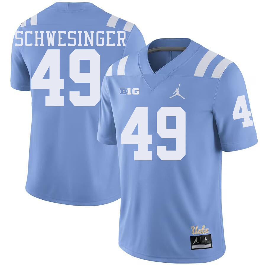 Carson Schwesinger UCLA Jersey,UCLA Bruins #49 Carson Schwesinger Jersey Youth College Uniform-Retro